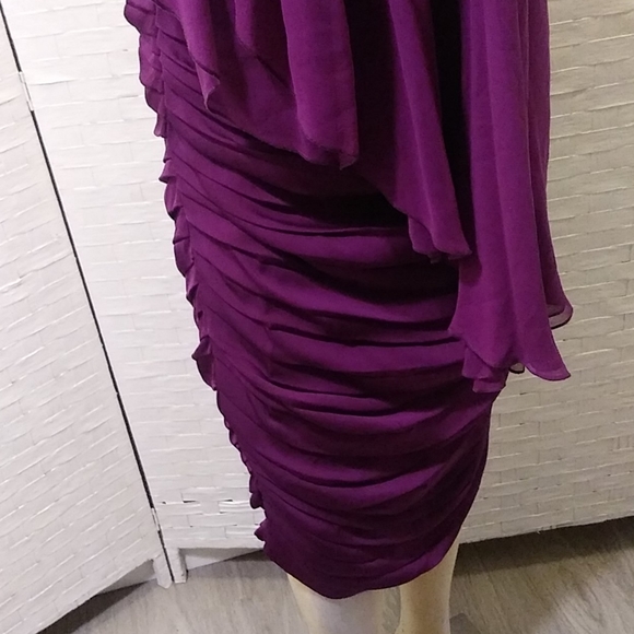 Purple Silk Occasional Dress Bloomingdale - Picture 3 of 14